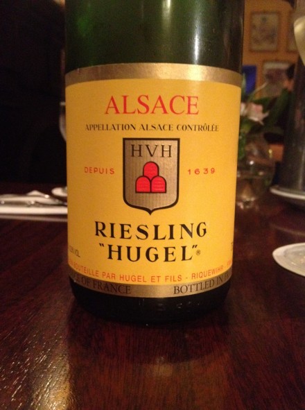 Hugel Riesling 130114